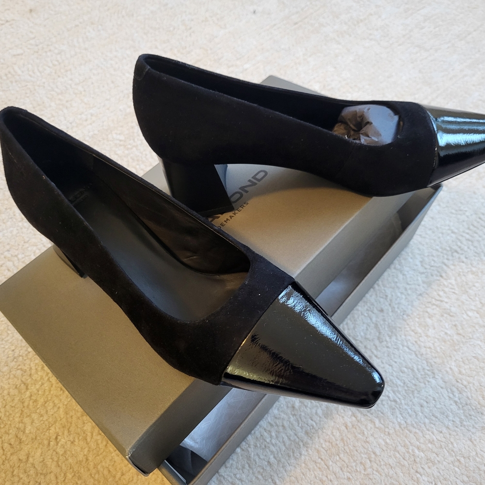 Vagabond Black Patent Leather Heels